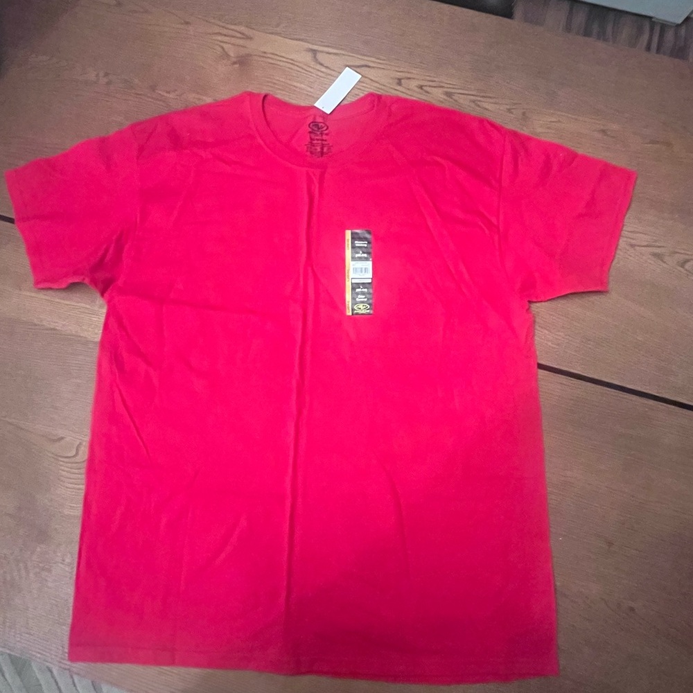 Athletic Works Vibrant Red Short Sleeve Tee